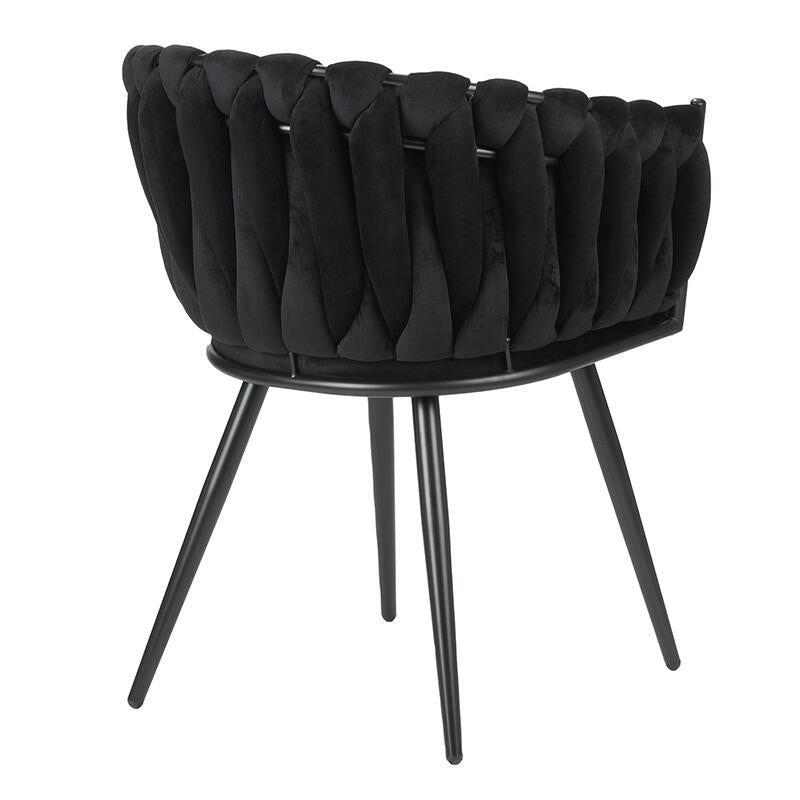 Wave Chair Sand White  | Pole to Pole – Black