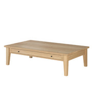 Table Basse Chêne Massif Tiroirs | Chêne LIGNART