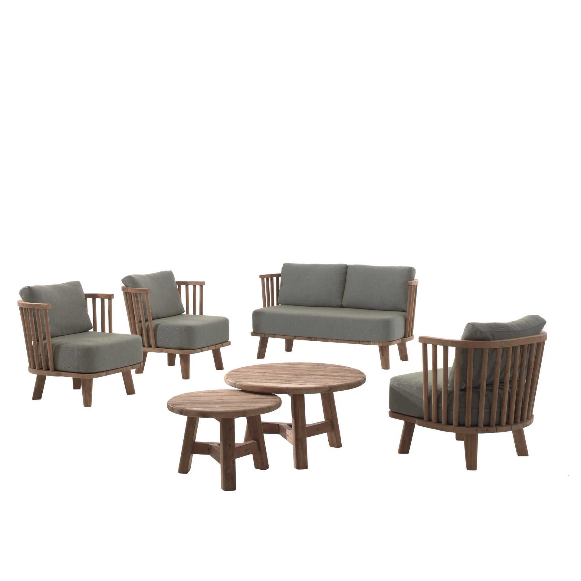 Élégante banquette en teck recyclé - Style banquette
