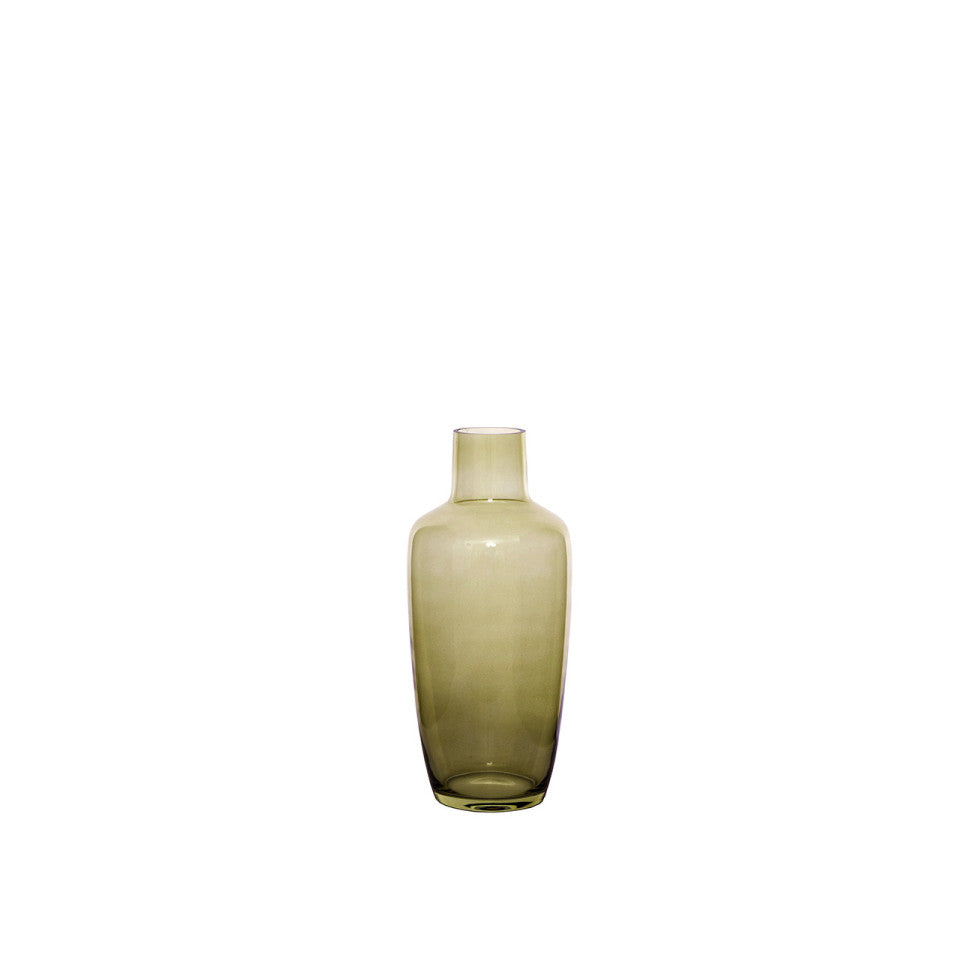 Vase Verre Ambré, Reflet Chaleureux | LIGNART - Style contemporain