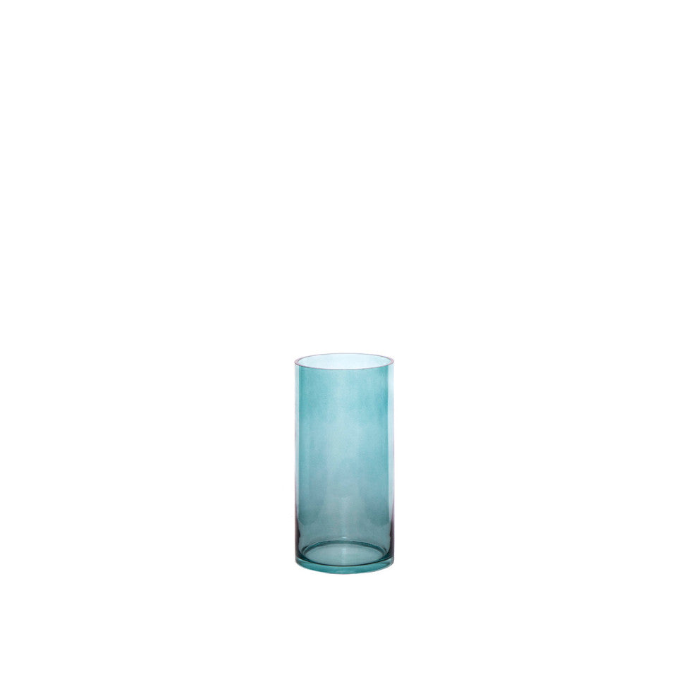 Éclat Océanique | LIGNART - Vase en verre turquoise