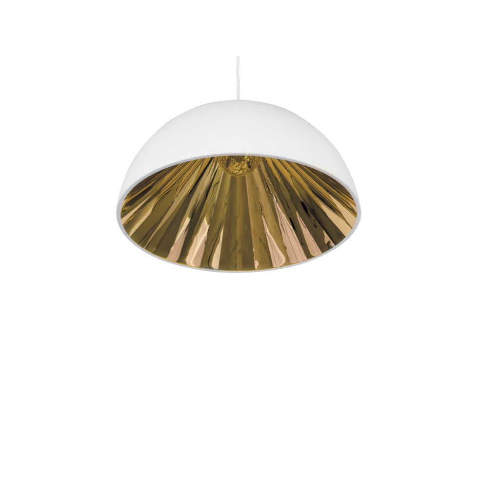Suspension Éclat Blanc Doré | LIGNART - Style contemporain