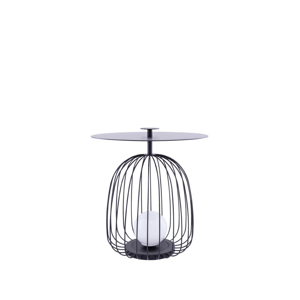 Table d'Appoint Illuminée Éclat Végétal | LIGNART - Style contemporain