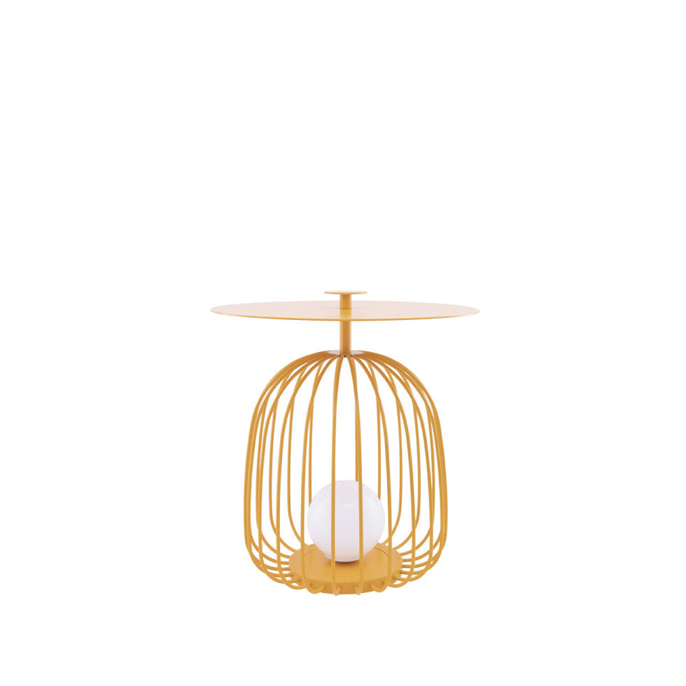 Table d'Appoint Illuminée Éclat Végétal | LIGNART - Style contemporain