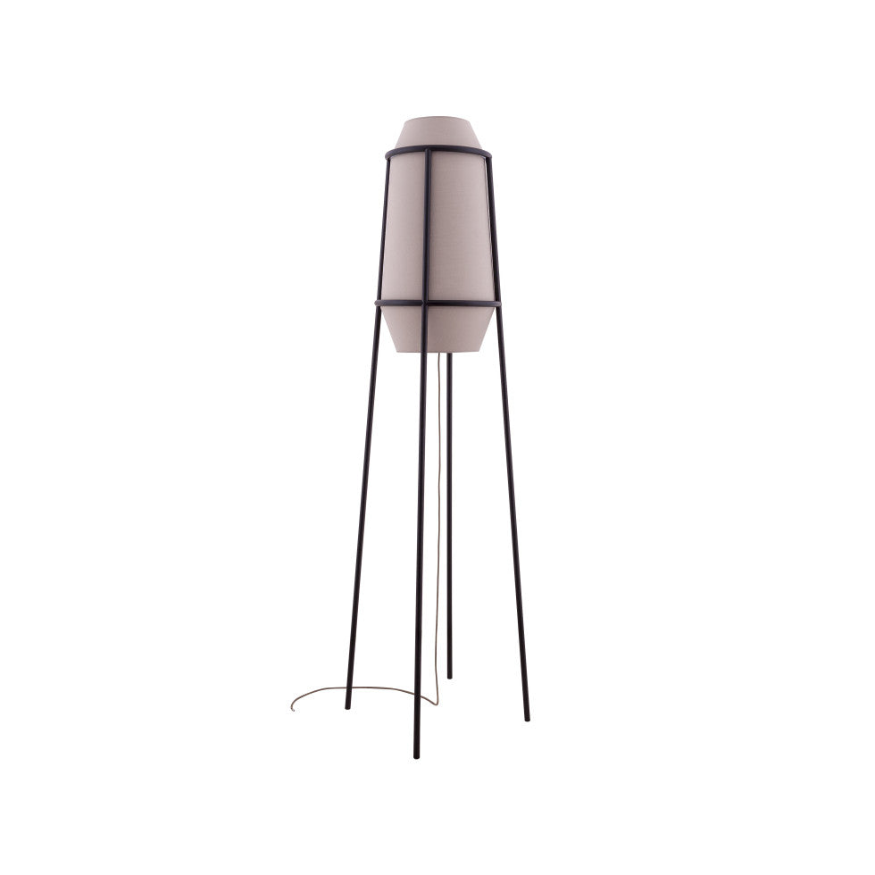 Lampadaire Tissu Vert Profond, Élégance Naturelle | LIGNART - Style contemporain