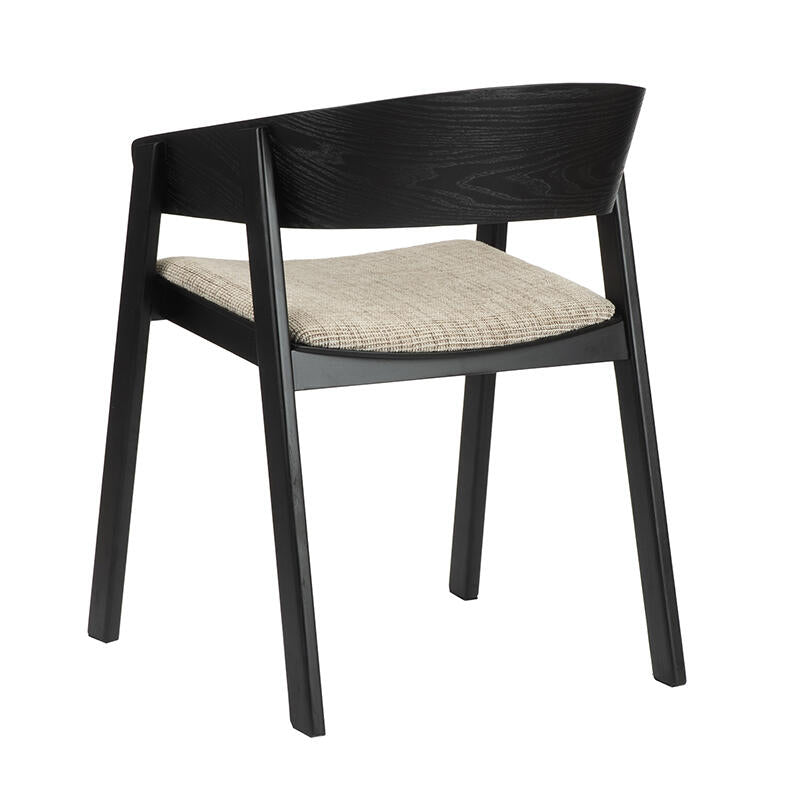 Edo Wooden Armchair Black  | Pole to Pole – Black