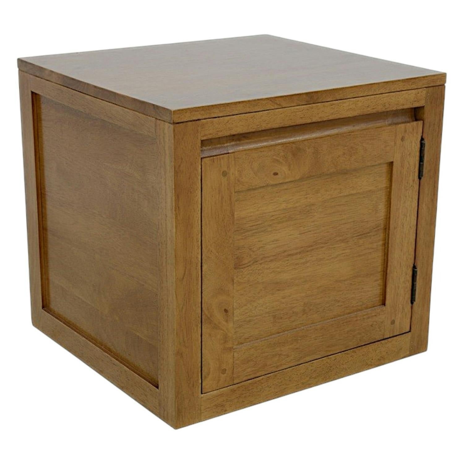 Bouts de canapé Cube de rangement en Bois Massif 45x42x42cm | LIGNART