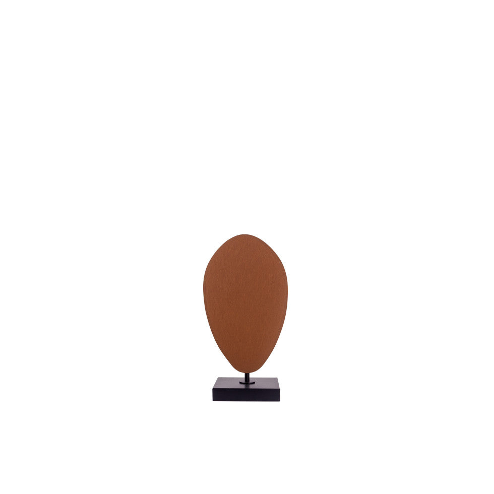 Sculpture Abstraite Rouge Profond | LIGNART - Style abstrait