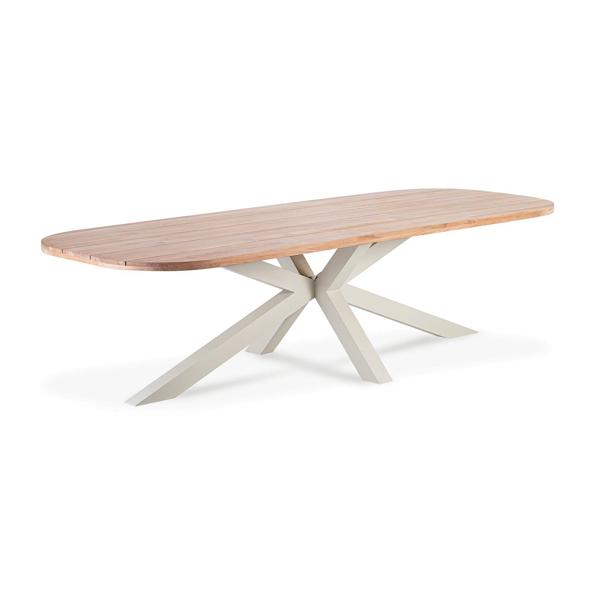 048_Feline_dining_table_4leg_280x110cm_alu_linnen_teak