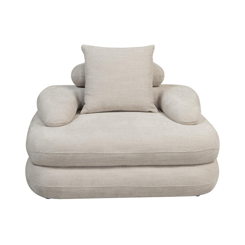 Fauteuil Lounge Cairo Beige  | Pole to Pole – Beige