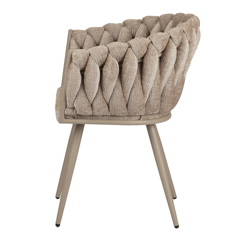 Wave Chair Beige  | Pole to Pole – Cream