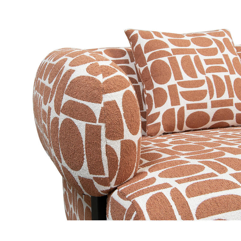 Fauteuil Lounge Kathmandu Amon Terracotta  | Pole to Pole – Amon Terracotta