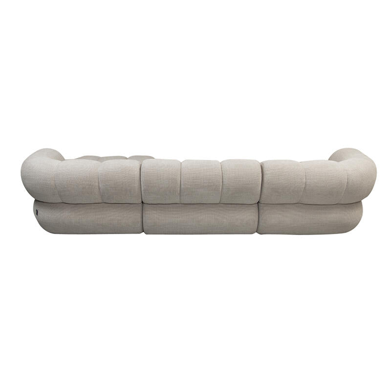 Canapé 4 Places New York Right Lounge Bouclé Sable  | Pole to Pole – Beige