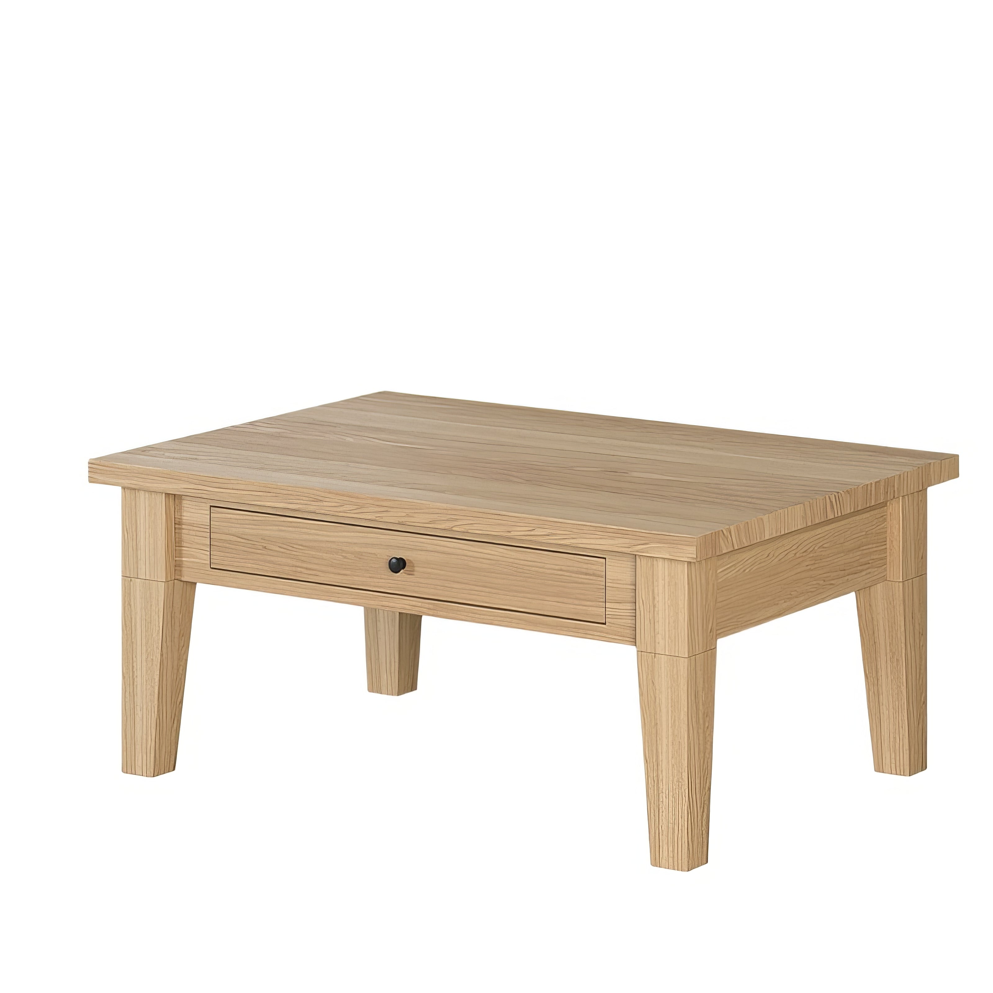 Table basse en chêne massif avec tiroir | Chêne LIGNART