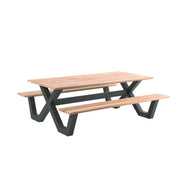 Table de jardin en teck - Style contemporain