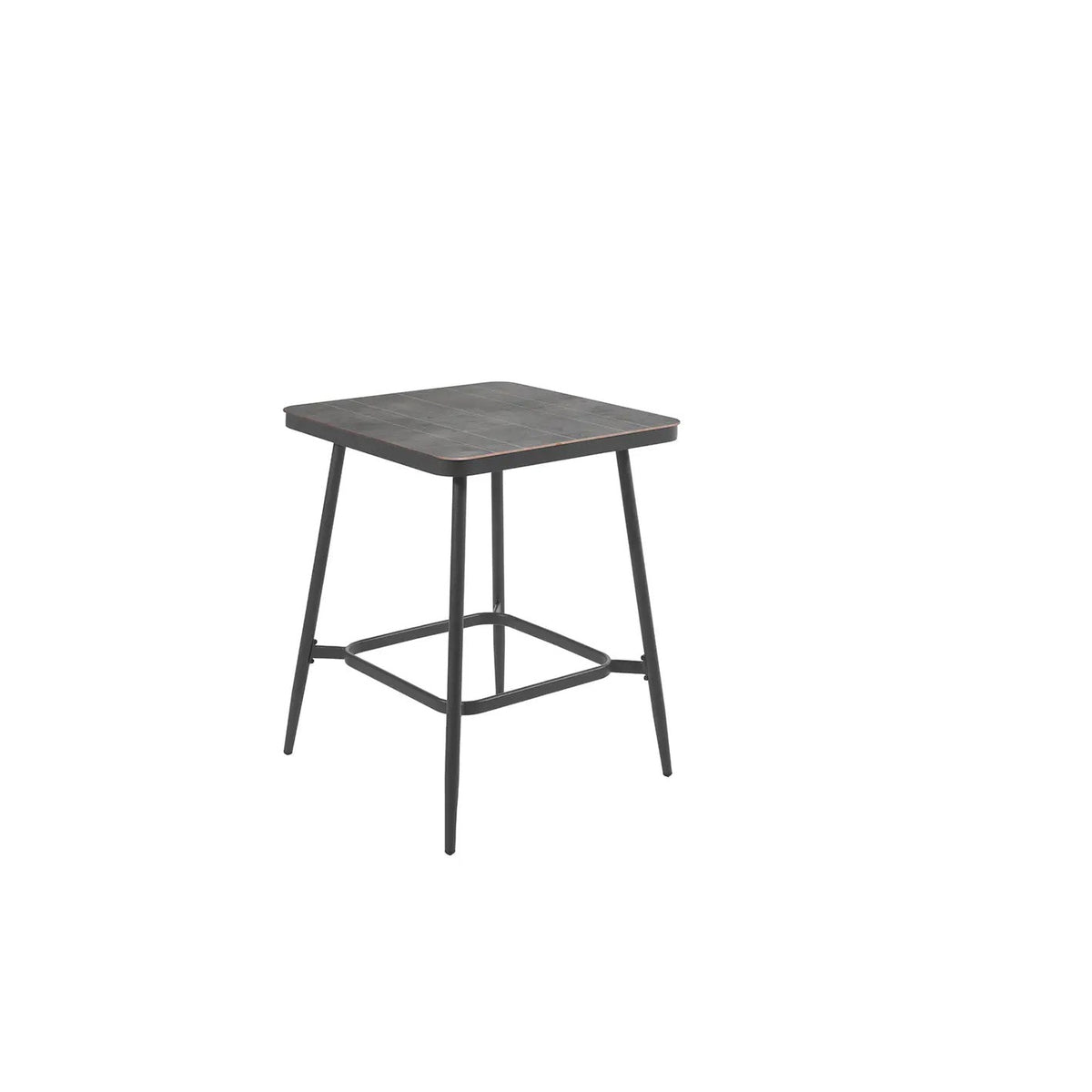 Table de jardin en aluminium et HPL - Style contemporain