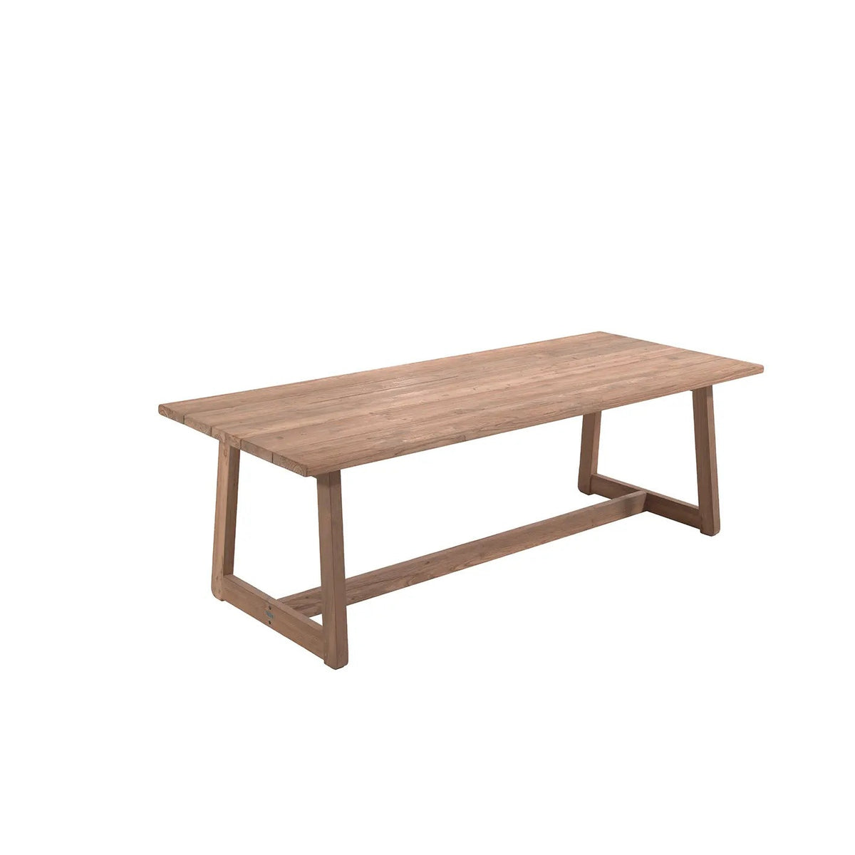 Table de jardin en teck recyclé - Style élégant
