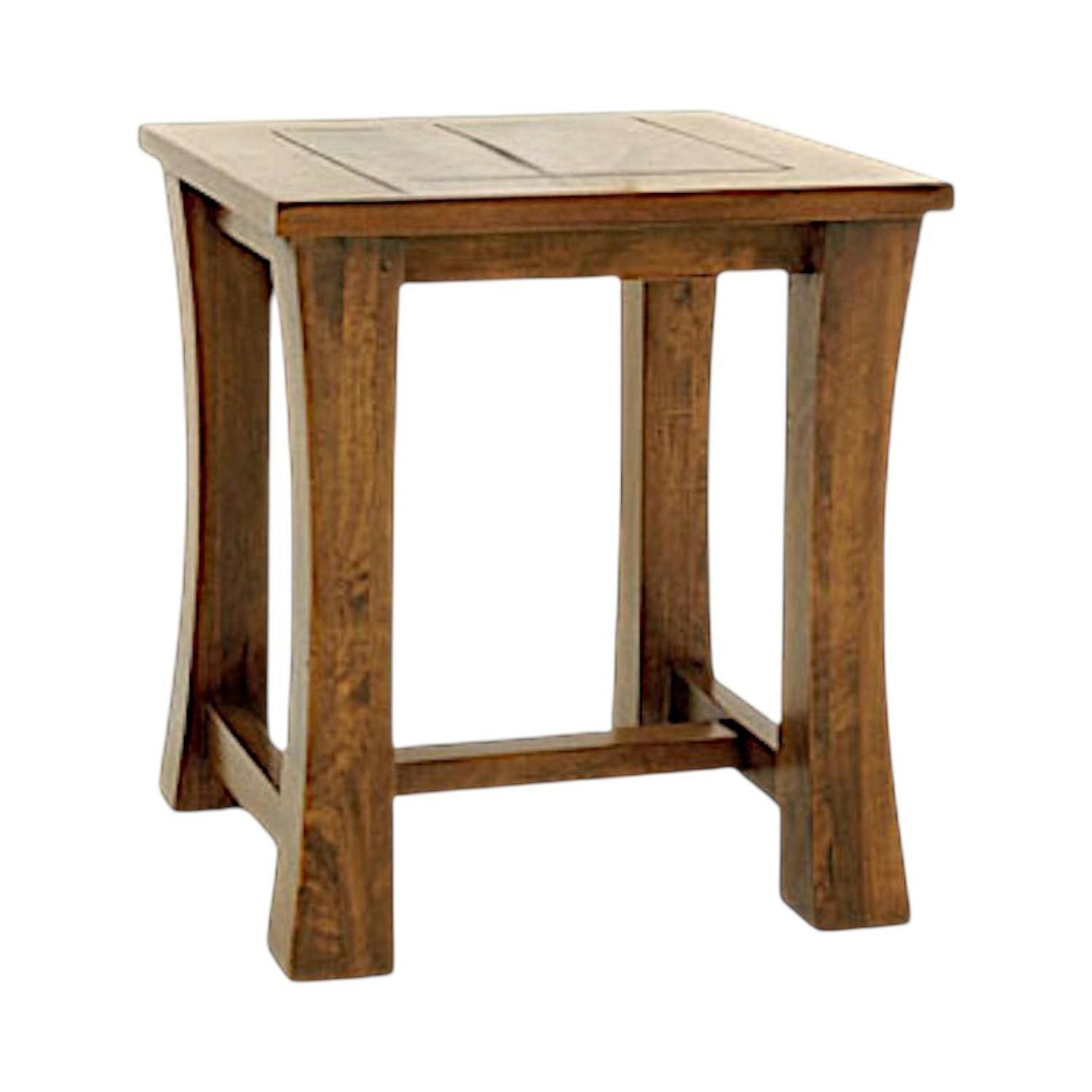 Bouts de canapé Pieds Incurvés en Bois Massif 50x50x55cm | LIGNART
