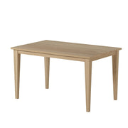 Table à manger simple Chêne clair 4 à 6 personnes | Chêne LIGNART