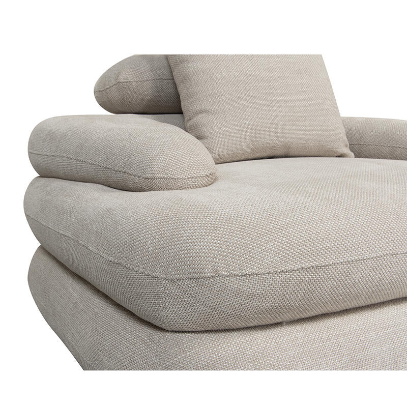 Fauteuil Lounge Cairo Beige  | Pole to Pole – Beige