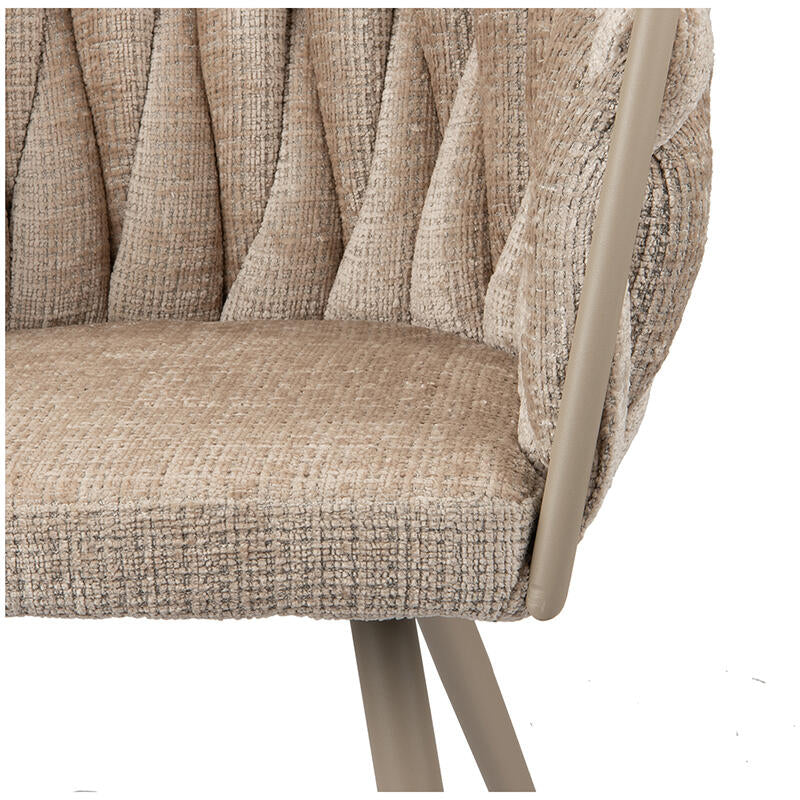 Wave Chair Beige  | Pole to Pole – Cream