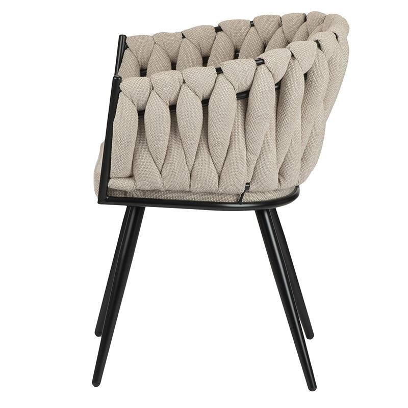 Wave Chair Sand White  | Pole to Pole – Beige