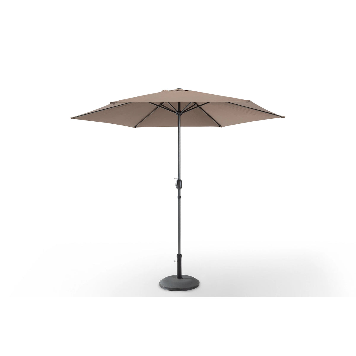 Parasol Taupe Élégant pour Jardin - Style lignart
