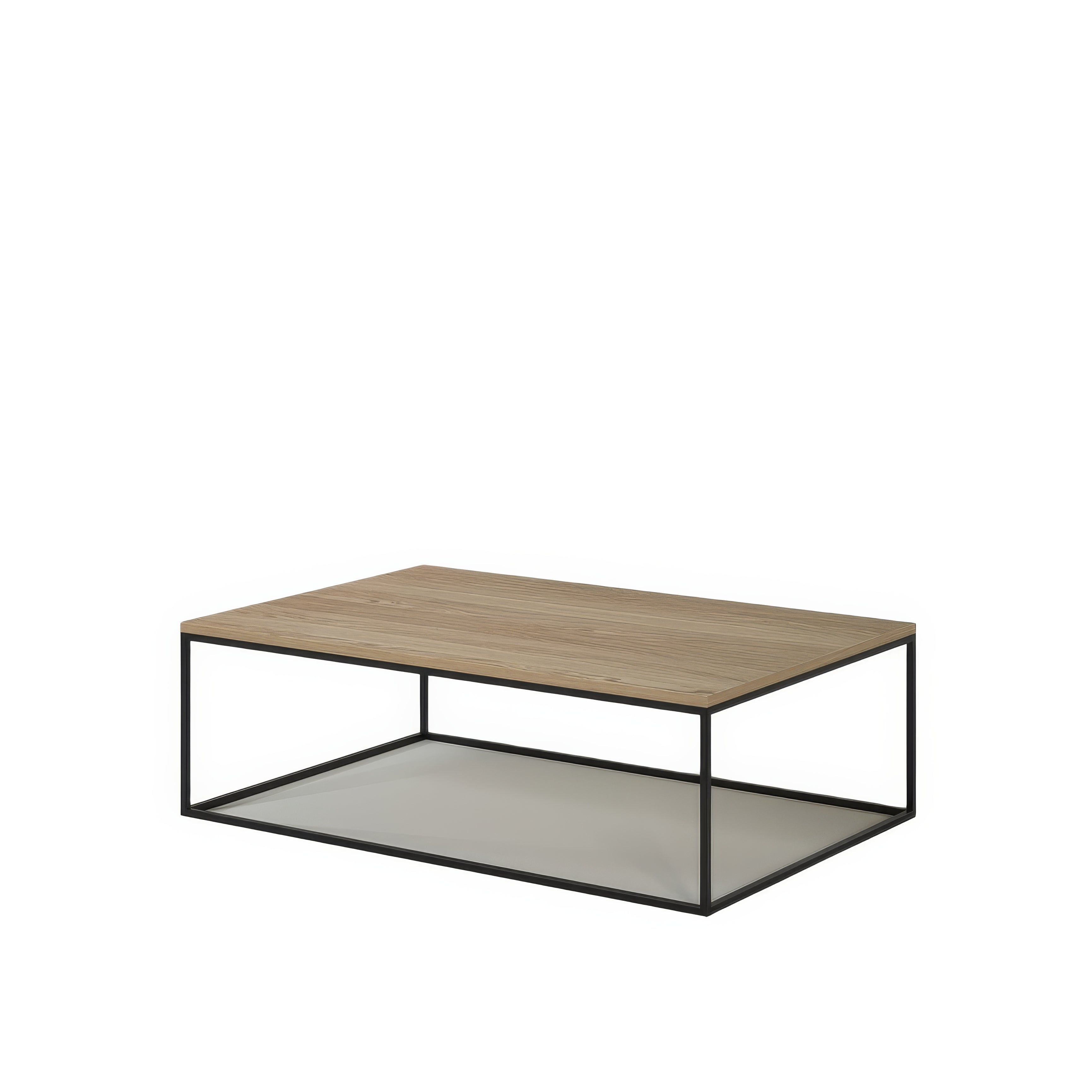 Table Basse Rectangulaire Chêne Métal | Chêne LIGNART