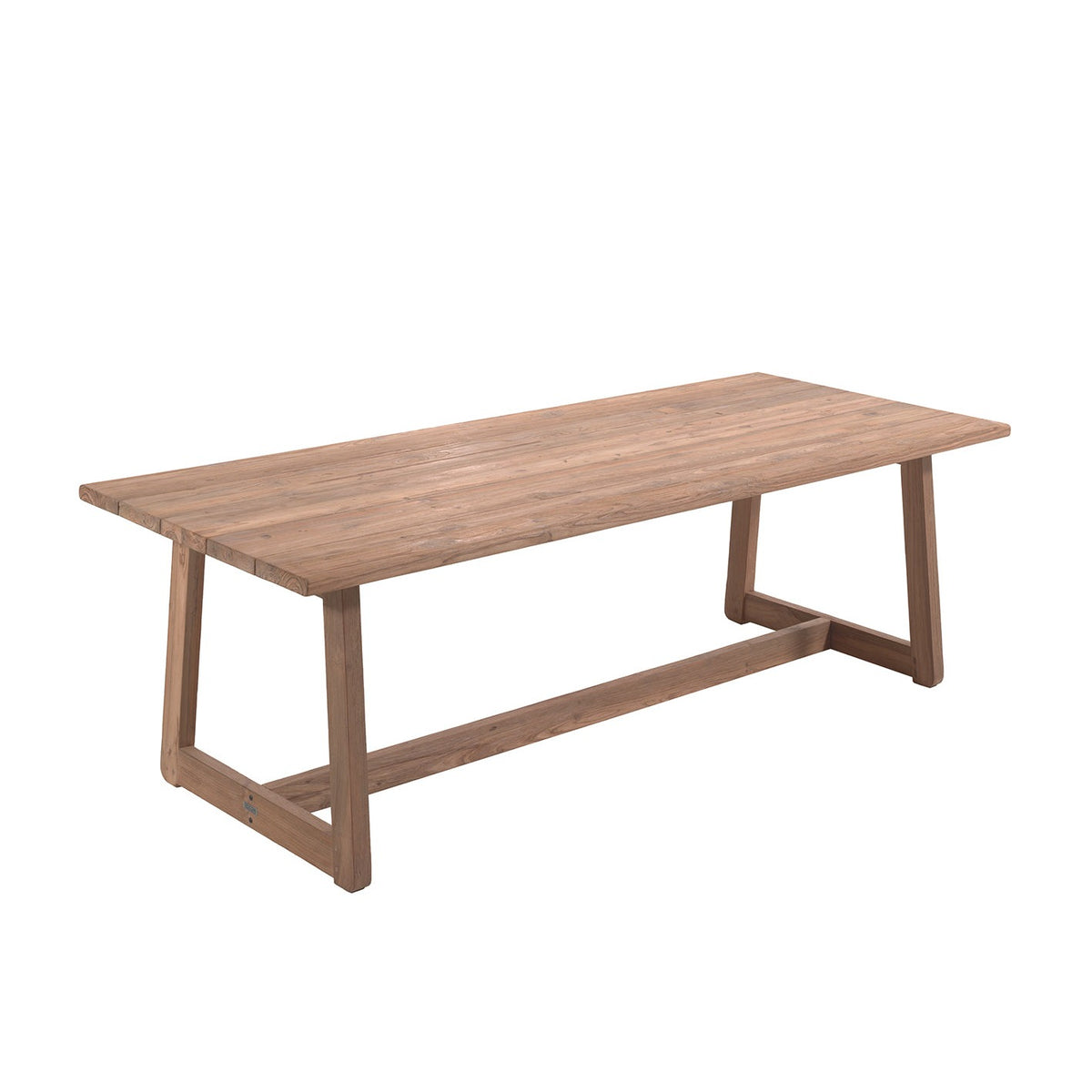 Table de jardin en teck recyclé - Style moderne