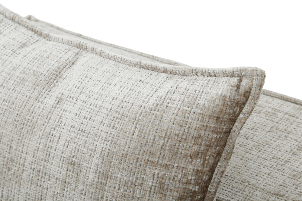Boneless Sofa Nomad Three Seater + Ottoman Cream  | Pole to Pole – Crème
