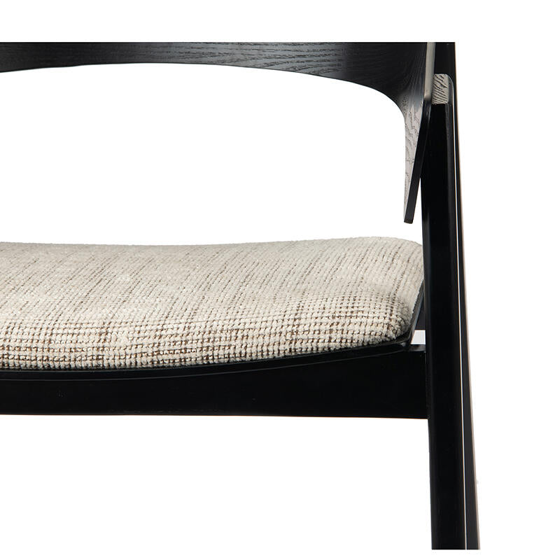 Edo Wooden Armchair Reddish  | Pole to Pole – Black