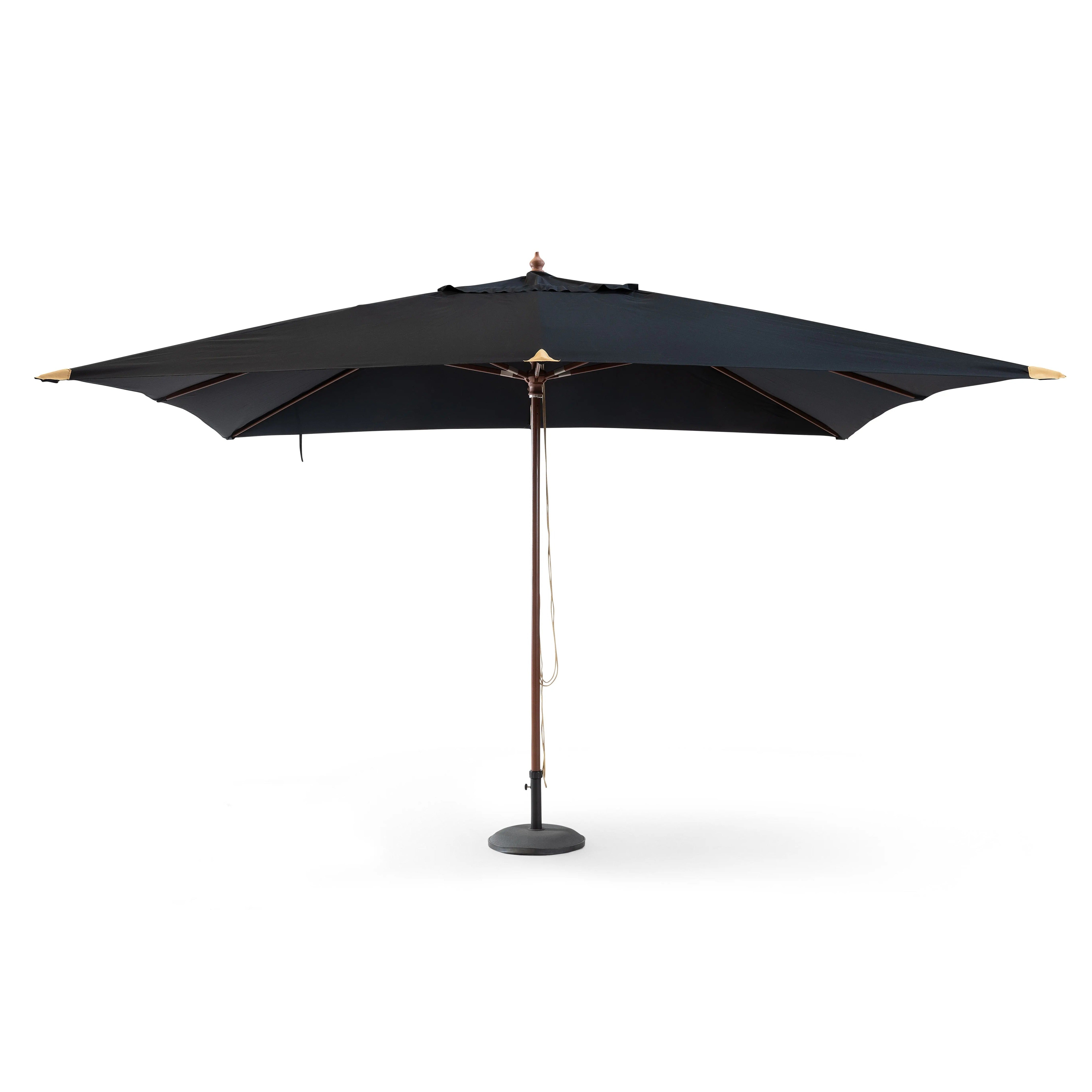 Parasol en bois noir élégant - Style parasol