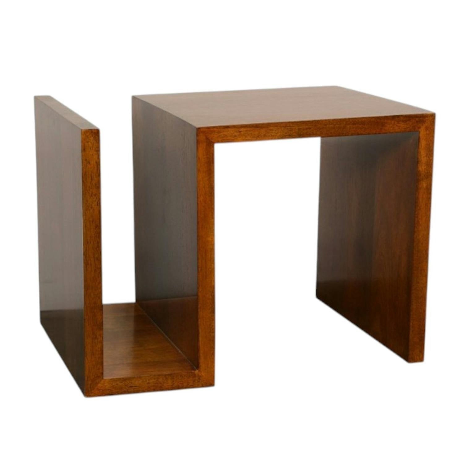 Bouts de canapé Range Magazines Élégant en Bois Massif 58x42x42cm | LIGNART