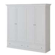 Armoire Chêne Massif Blanche Rangement Chambre | Chêne LIGNART