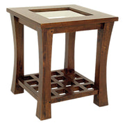 Bouts de canapé Ajouré en Bois Massif 50x50x56cm | LIGNART