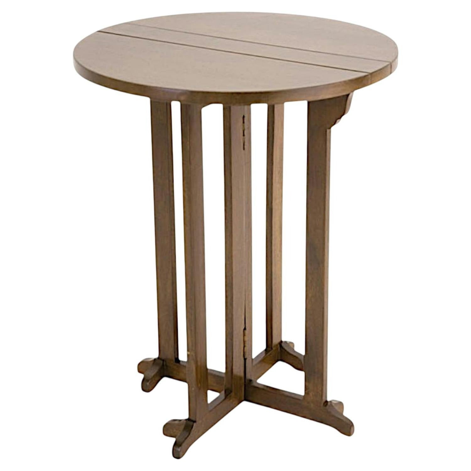 Table d'appoint Pliable en Bois Massif 60x75cm | LIGNART