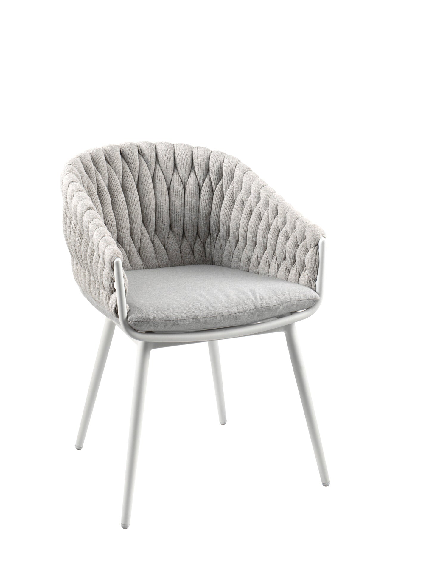 Chaise de jardin en tissu Sunbrella - Style épuré