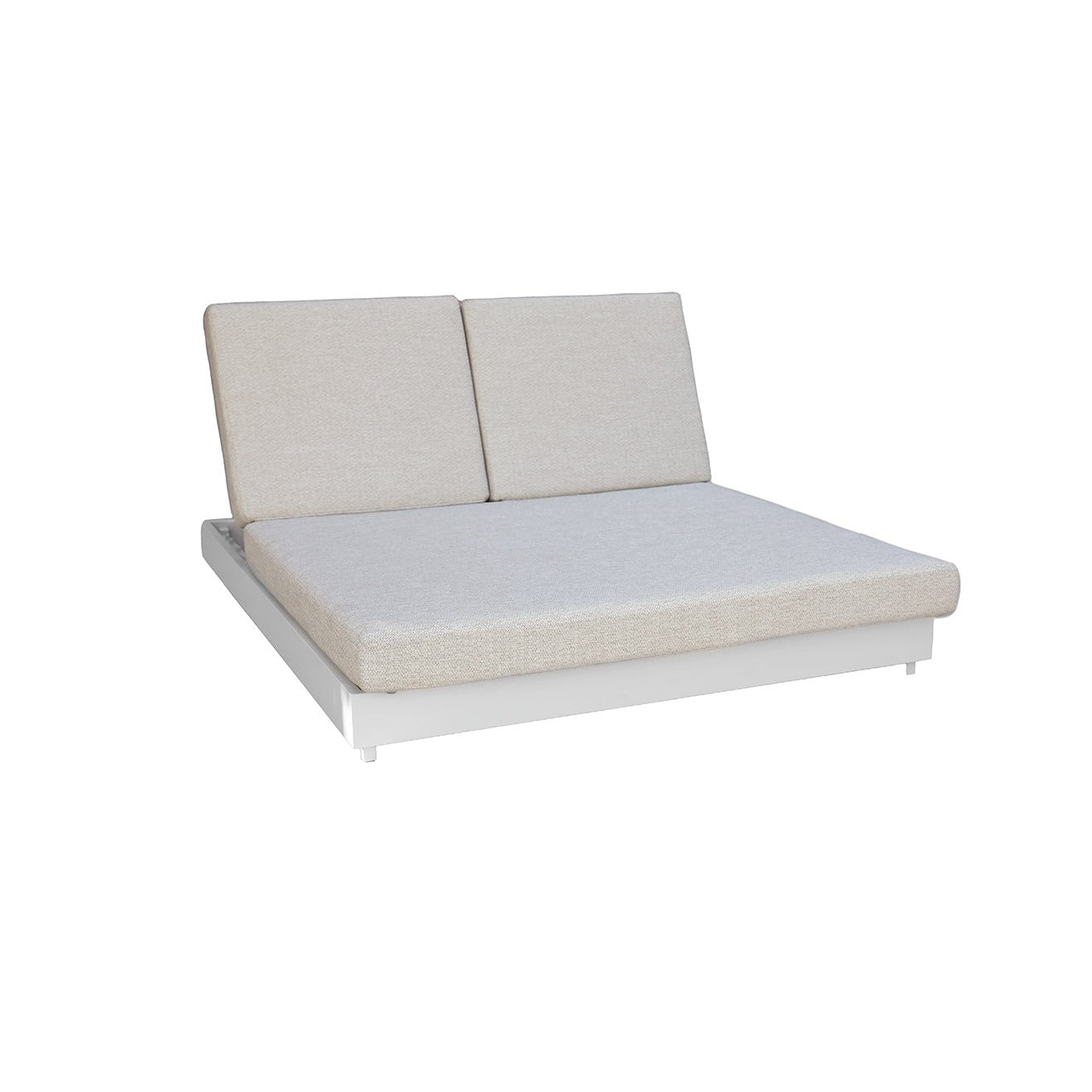 Chaise longue double en aluminium | LIGNART
