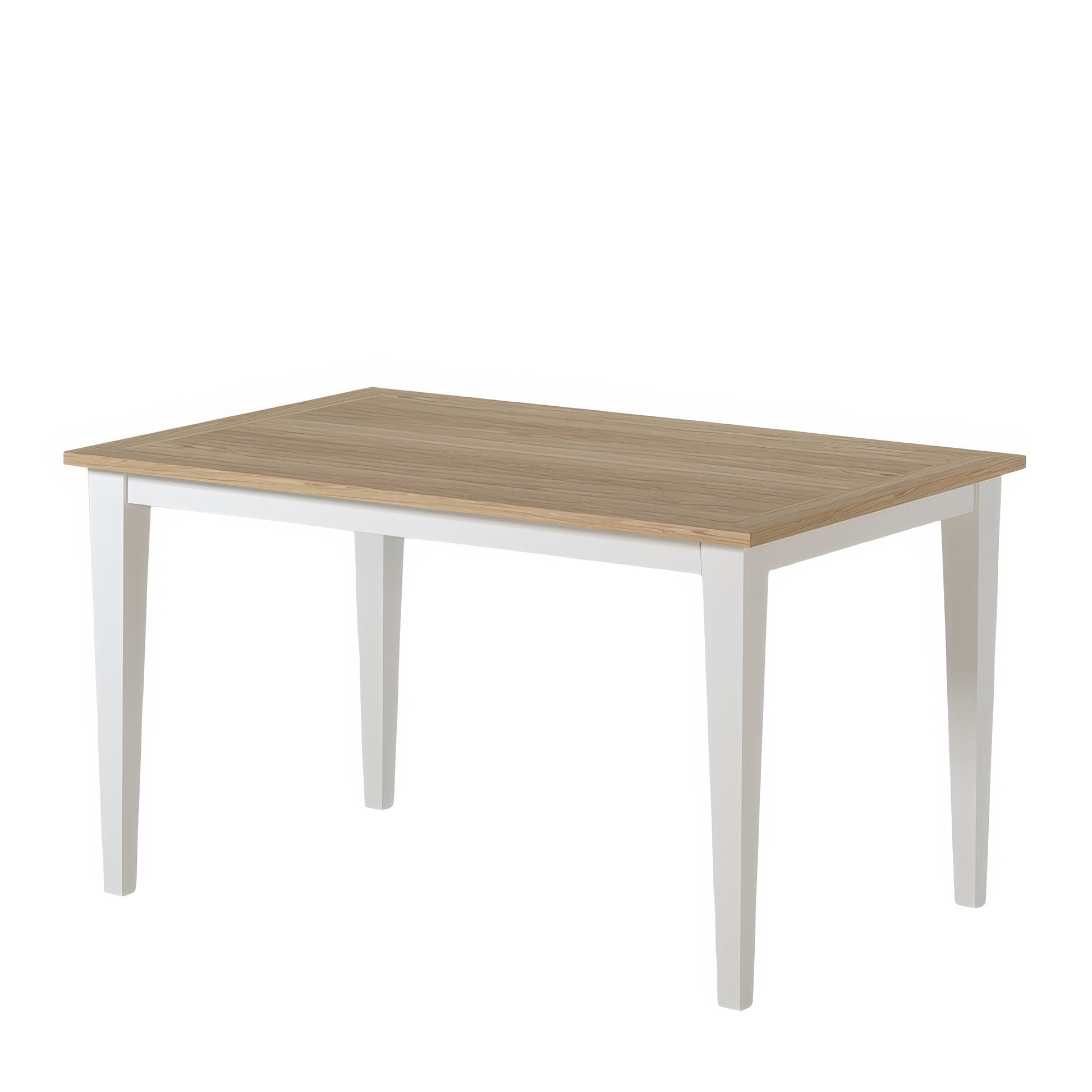 Table à Manger Rectangulaire Bois Clair 4-6 Places | Chêne LIGNART