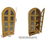 Bibliothèque Ogive Élégante en Bois Massif | LIGNART