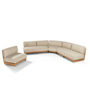 Coussin Palido Ecru en Teck - Style coussin