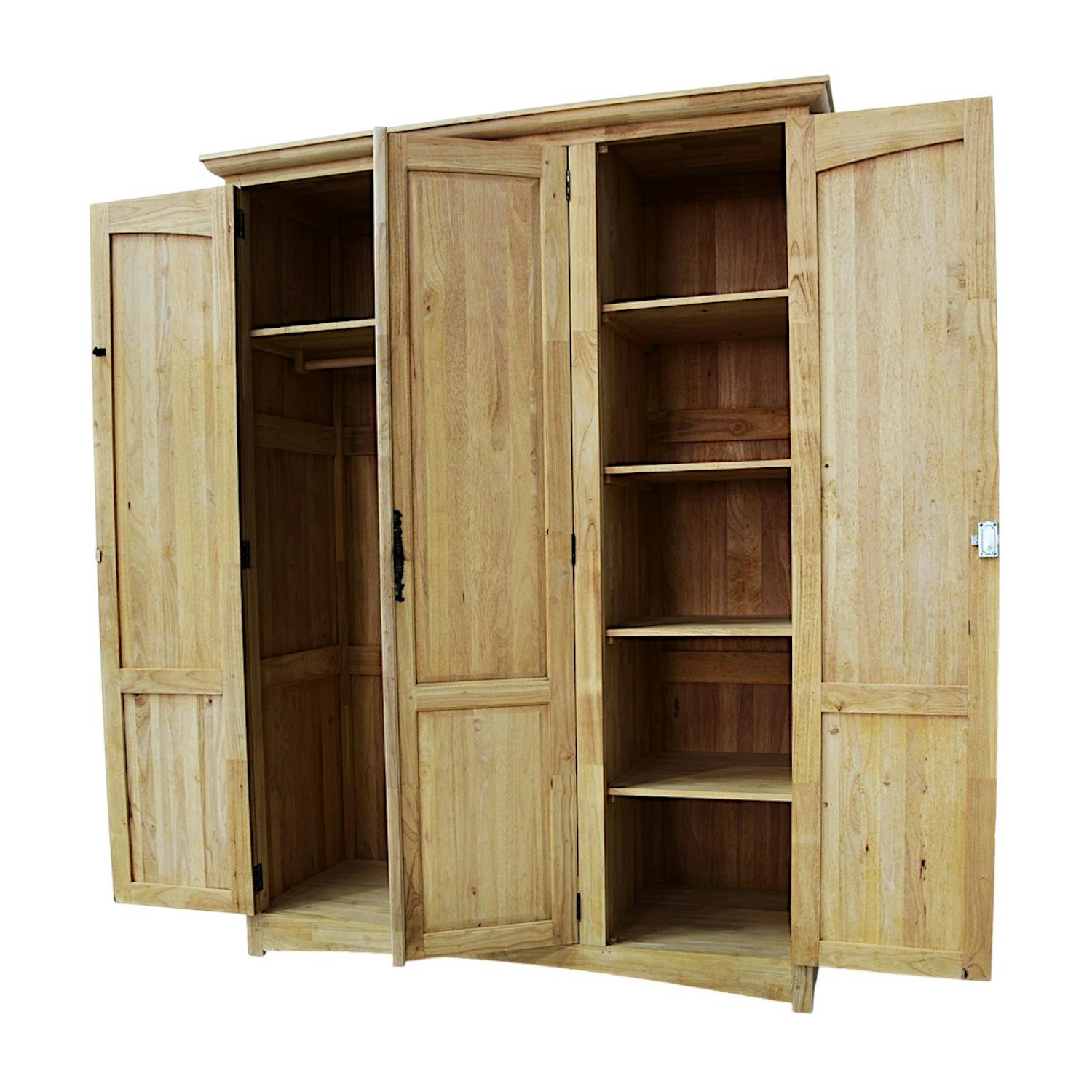 Armoire en hévéa - Style campagne