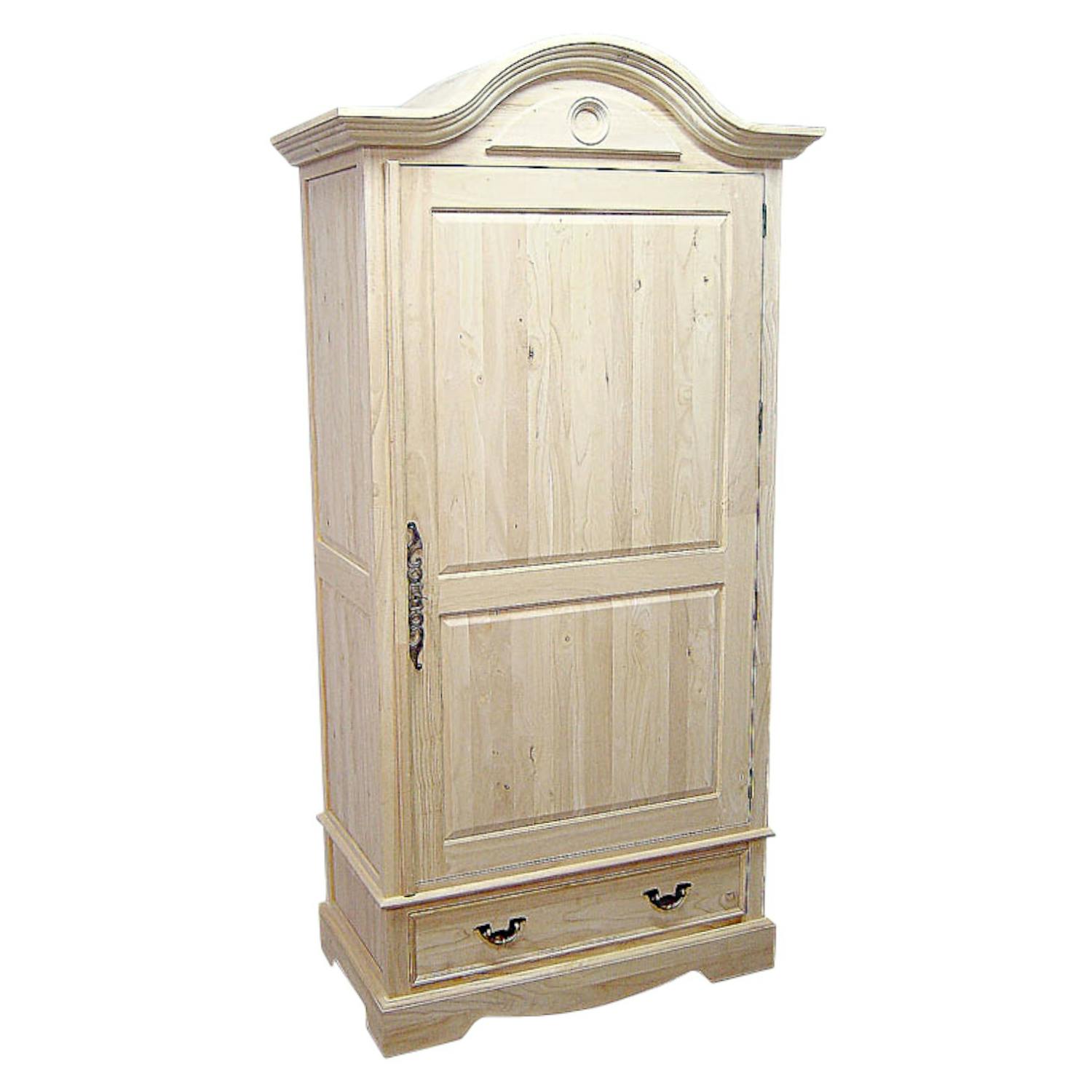 Armoire Hévéa en Hévéa massif - Style traditionnel