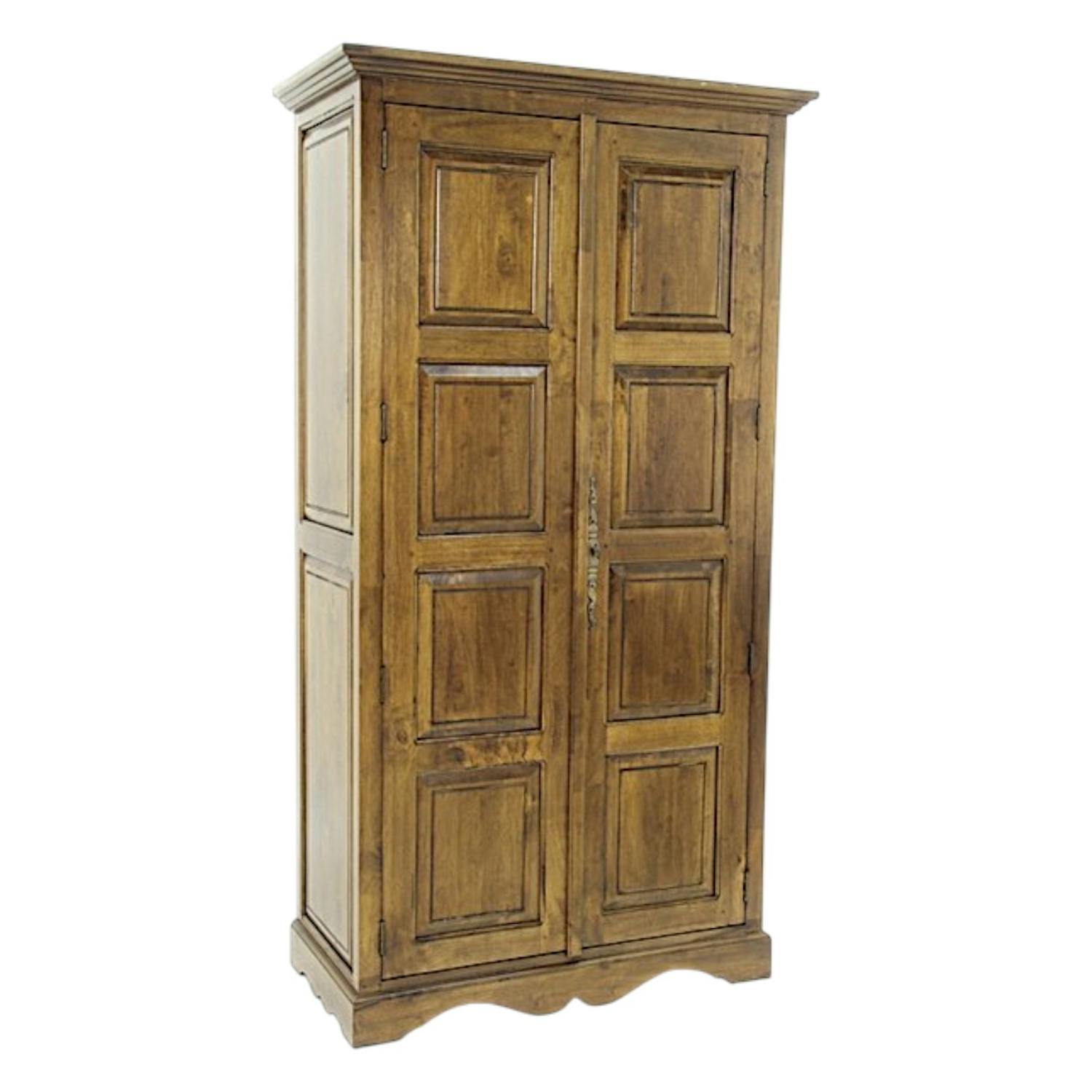 Armoire Hévéa 2 portes 100x50x183cm TRADITION