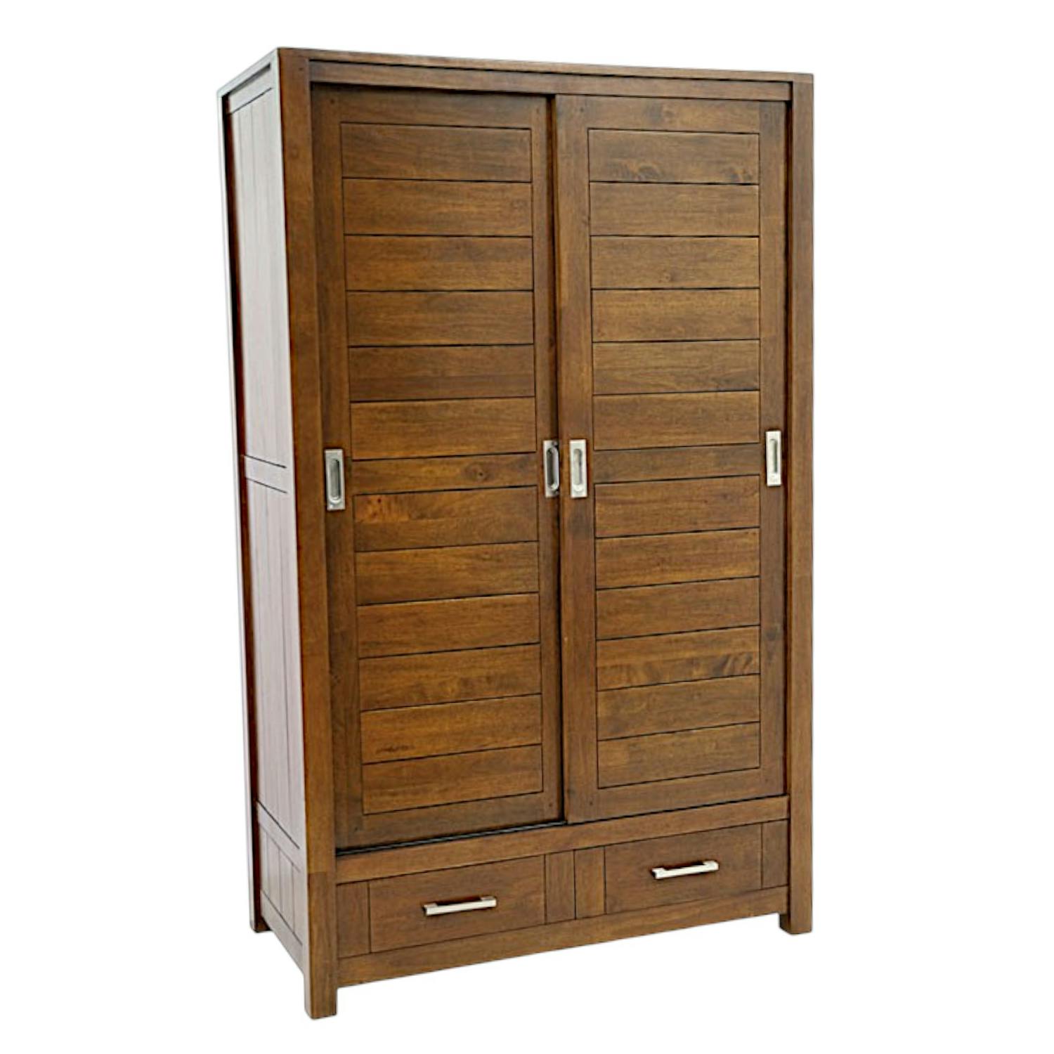 Armoire hévéa moderne 120x196cm ATTAN