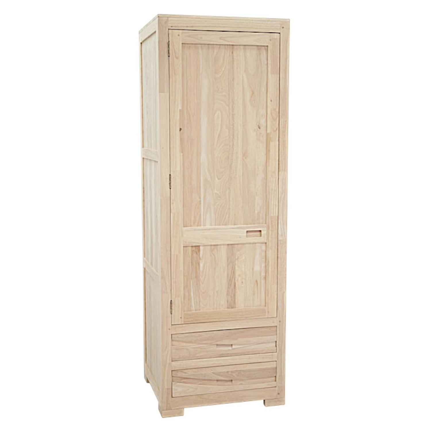 Armoire penderie en hévéa - Écologie moderne