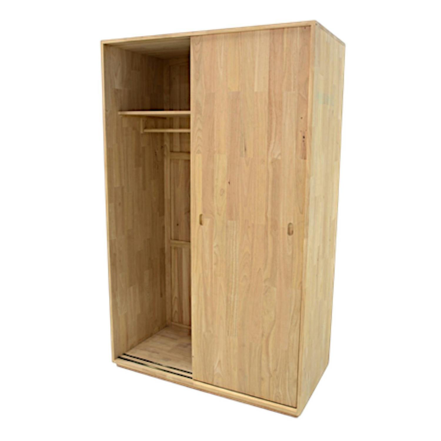 Armoire de chambre en hévéa - Style nordique