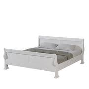 Lit Double Courbe Blanc | Chêne Massif LIGNART
