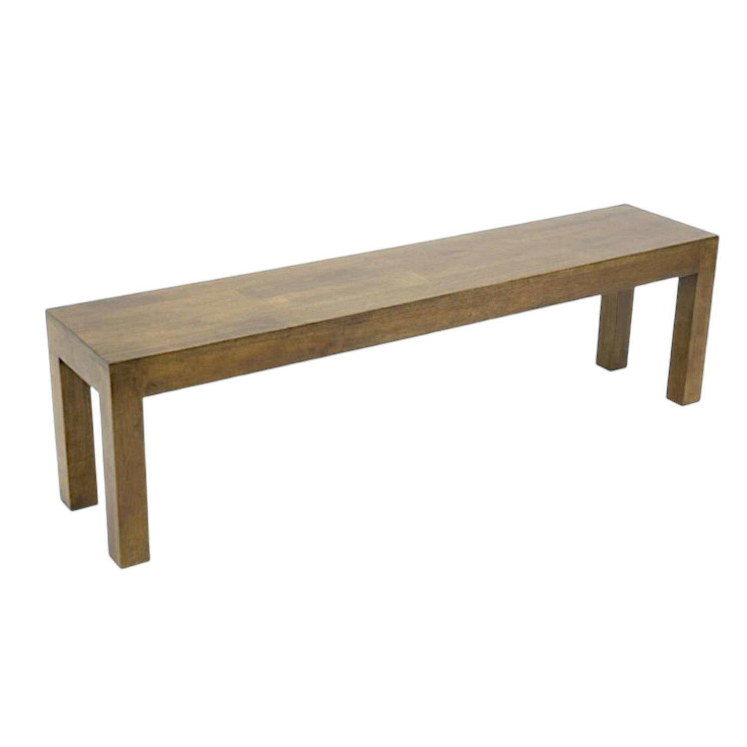 Banc bois moderne hévéa 160cm OLGA