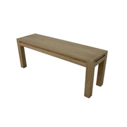 Banc en bois d'hévéa - Style moderne